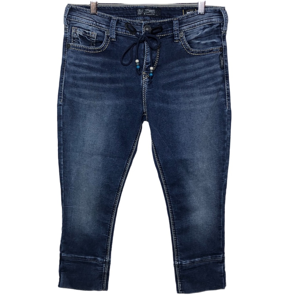 Silver Jeans Boyfriend Mid Capris